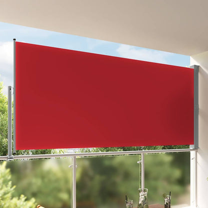 48351 vidaXL Patio Retractable Side Awning 160x300 cm Red