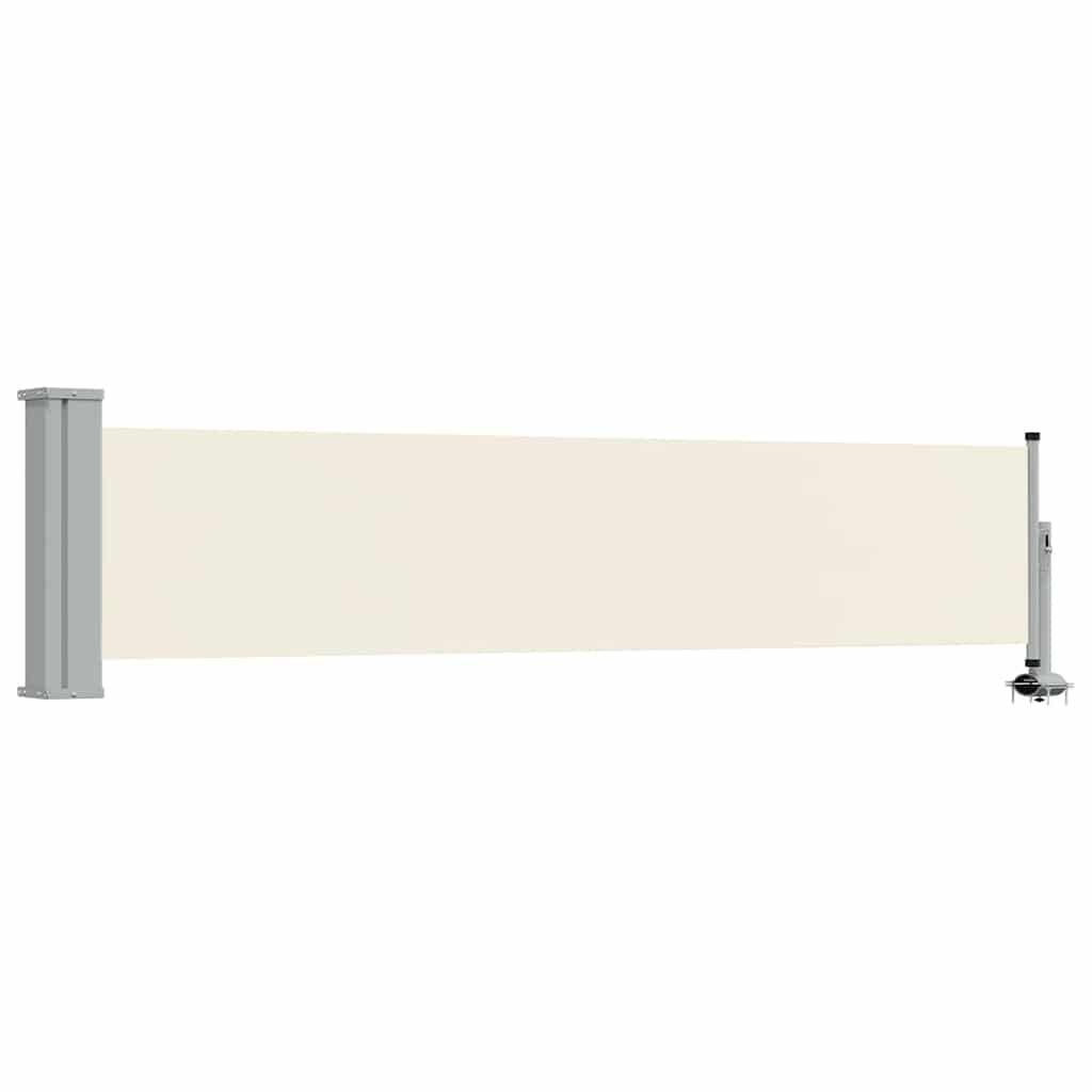 48353 vidaXL Patio Retractable Side Awning 60x300 cm Cream