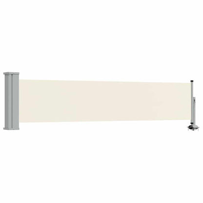 48353 vidaXL Patio Retractable Side Awning 60x300 cm Cream