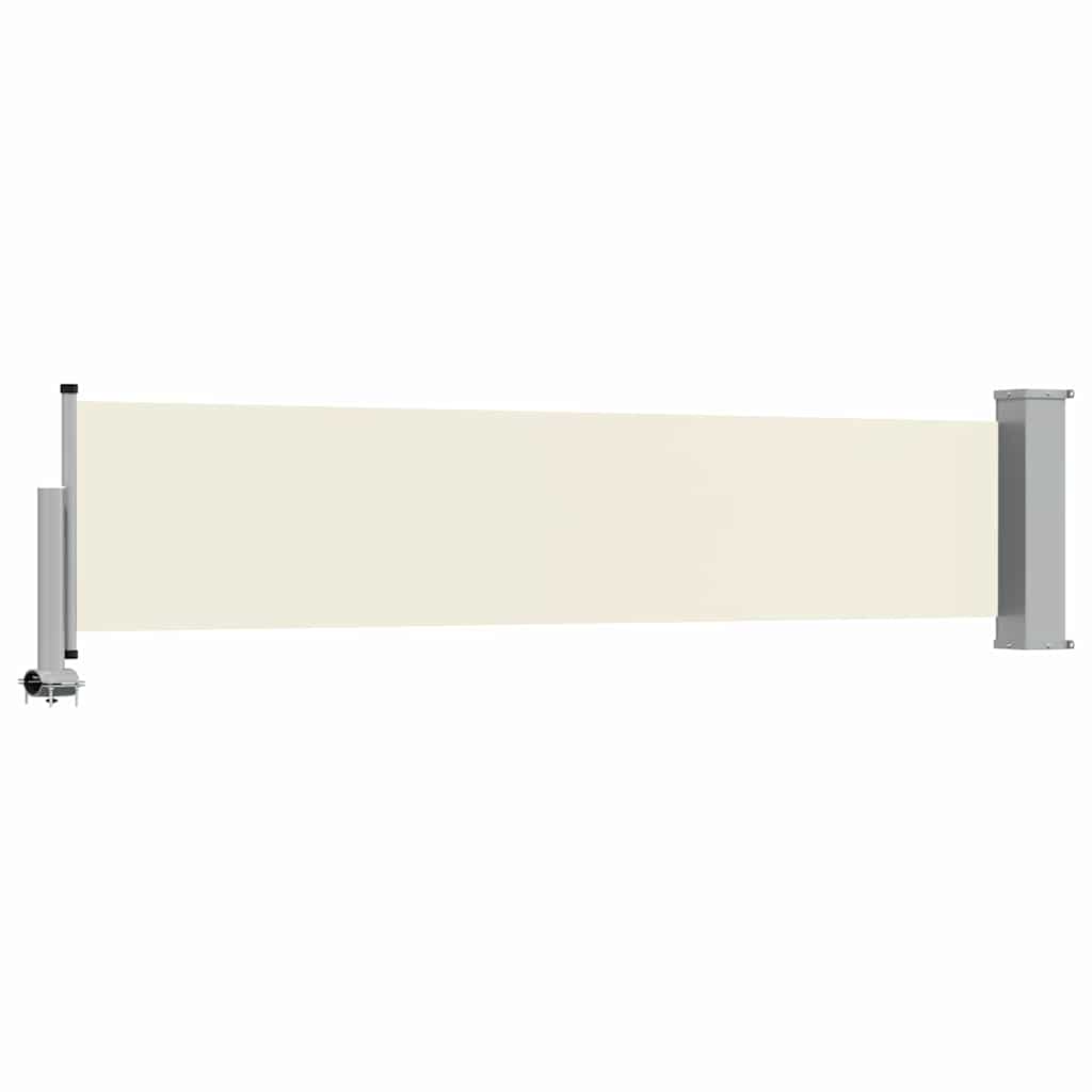 vidaXL Patio Retractable Side Awning 60x300 cm Cream