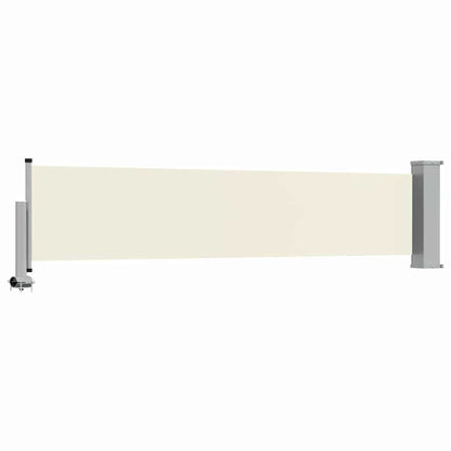 vidaXL Patio Retractable Side Awning 60x300 cm Cream