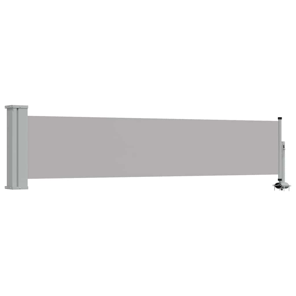 48354 vidaXL Patio Retractable Side Awning 60x300 cm Grey