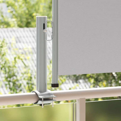 48354 vidaXL Patio Retractable Side Awning 60x300 cm Grey