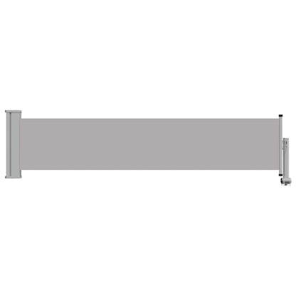 48354 vidaXL Patio Retractable Side Awning 60x300 cm Grey