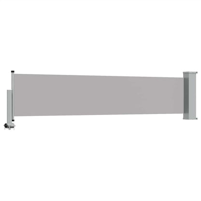 vidaXL Patio Retractable Side Awning 60x300 cm Grey