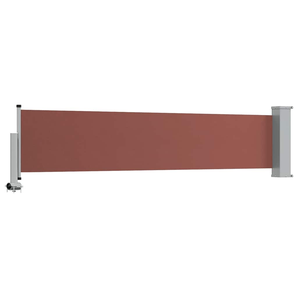 48355 vidaXL Patio Retractable Side Awning 60x300 cm Brown