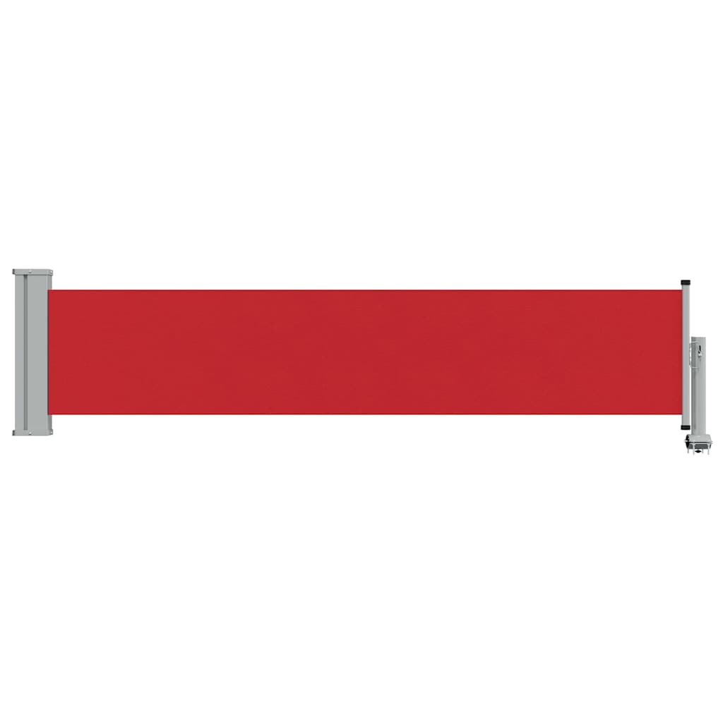 vidaXL Patio Retractable Side Awning 60x300 cm Red