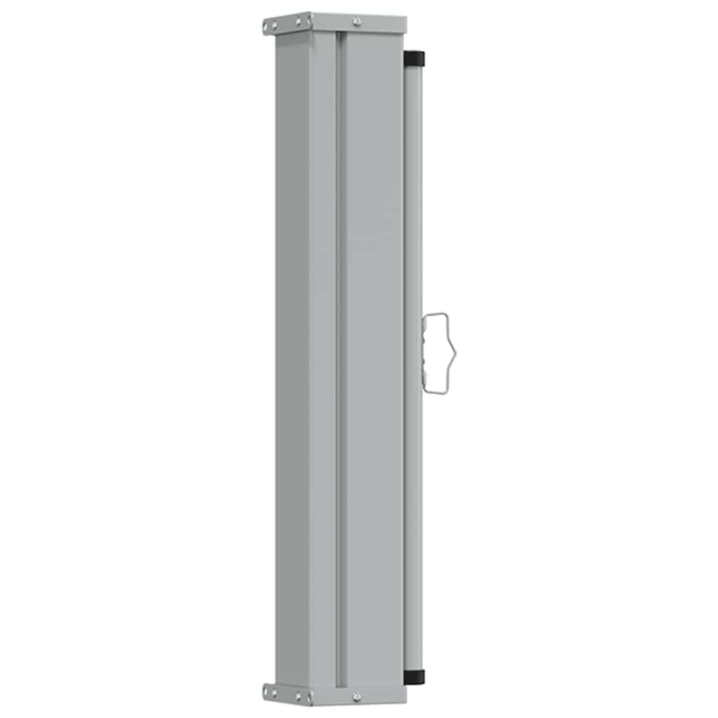 vidaXL Patio Retractable Side Awning 80x300 cm Black