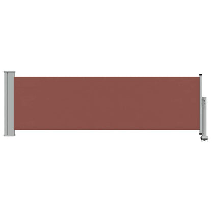 48361 vidaXL Patio Retractable Side Awning 80x300 cm Brown