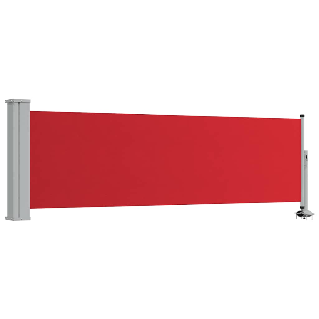 48363 vidaXL Patio Retractable Side Awning 80x300 cm Red