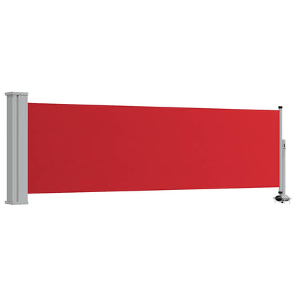 48363 vidaXL Patio Retractable Side Awning 80x300 cm Red