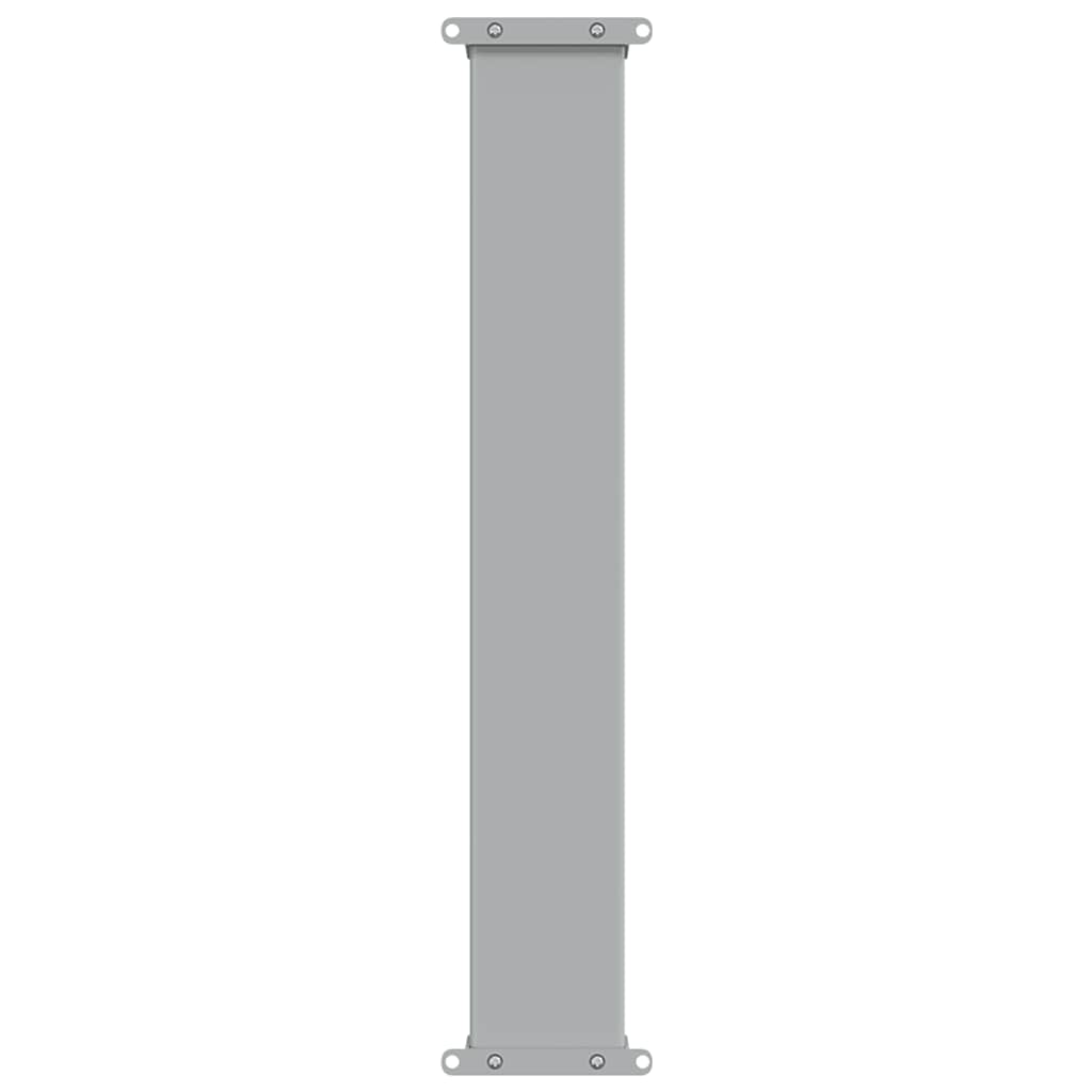 vidaXL Patio Retractable Side Awning 80x300 cm Red