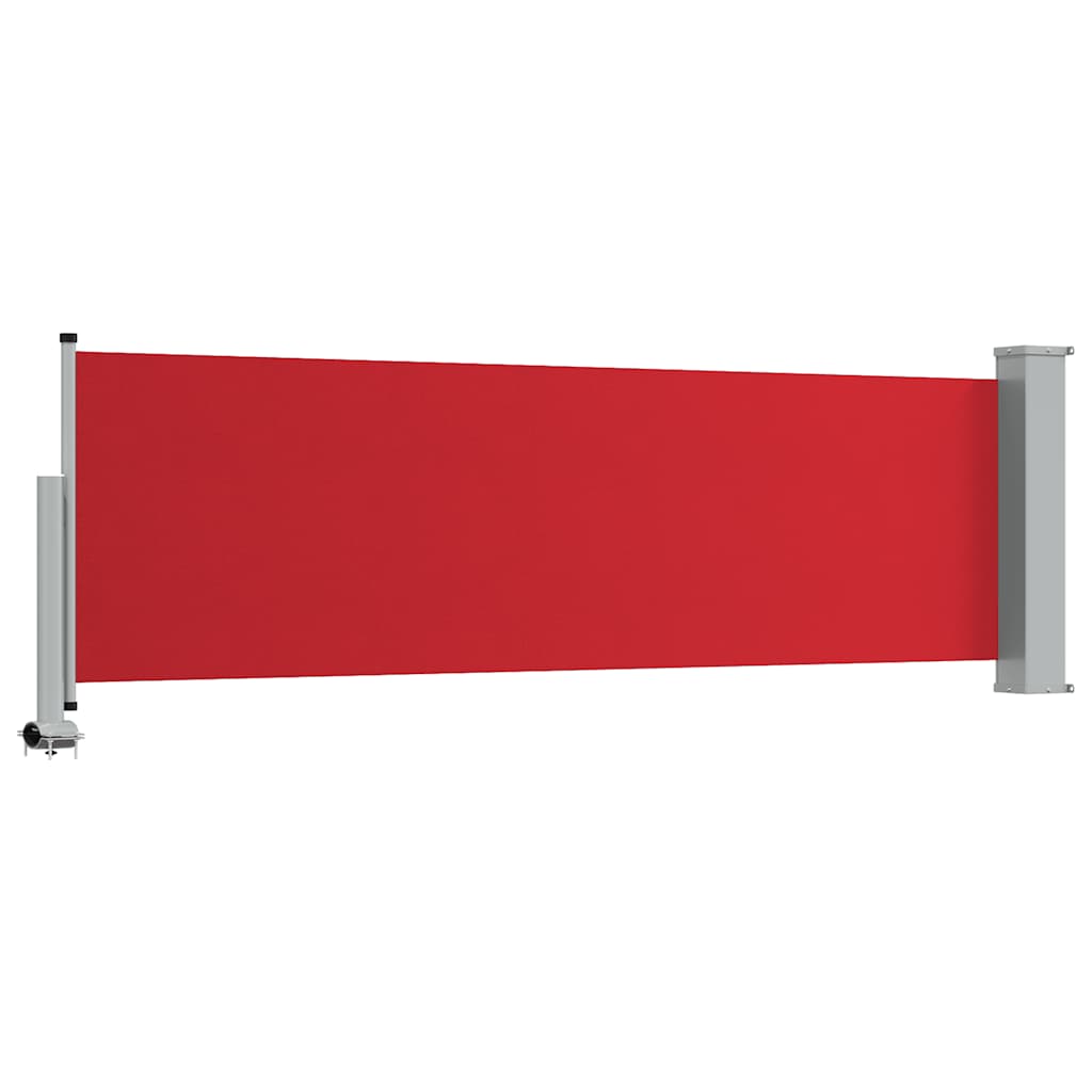 48363 vidaXL Patio Retractable Side Awning 80x300 cm Red