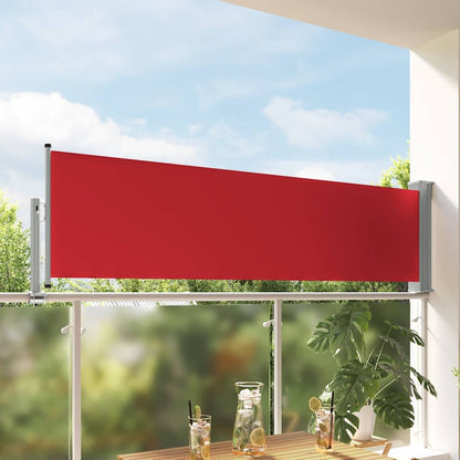 48363 vidaXL Patio Retractable Side Awning 80x300 cm Red