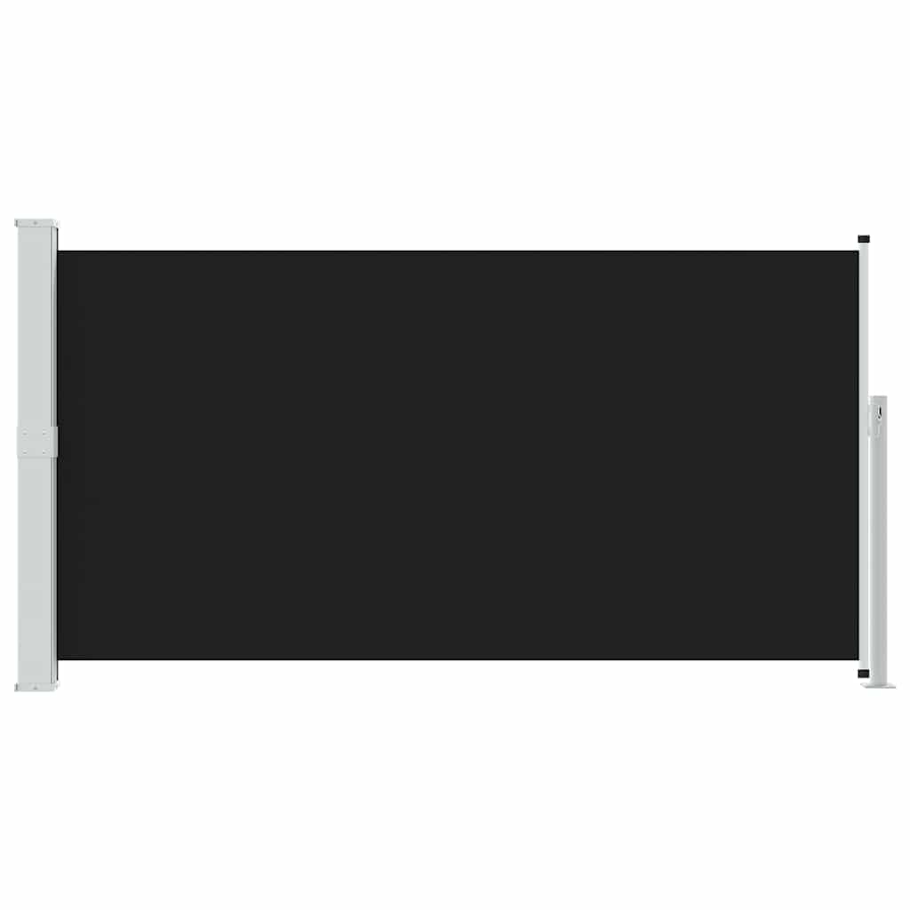 48364 vidaXL Patio Retractable Side Awning 170x300 cm Black