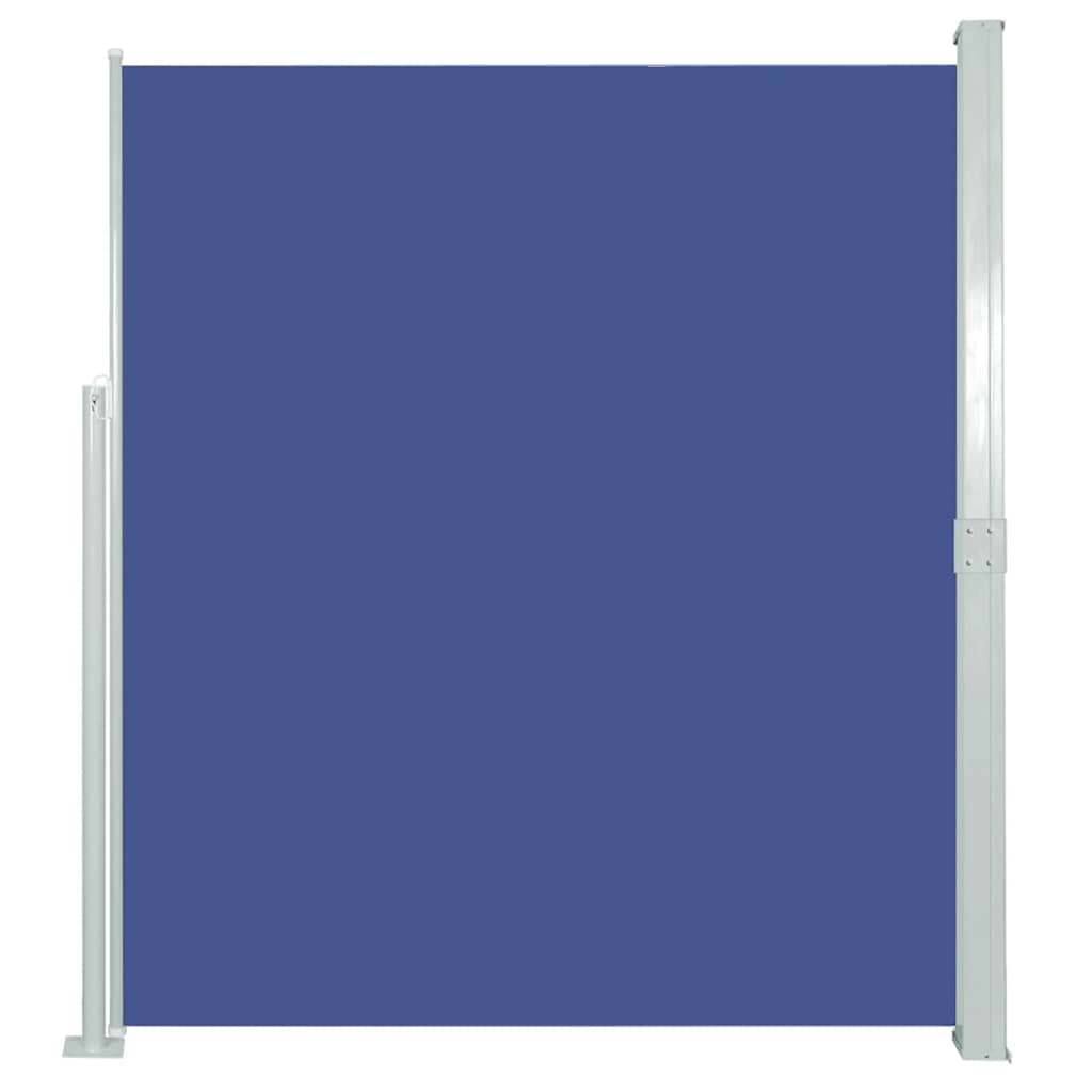 vidaXL Side Awning | Blue, Grey | Polyester, Powder-Coated Steel | 170x300 cm