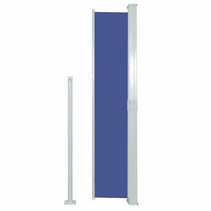 vidaXL Side Awning | Blue, Grey | Polyester, Powder-Coated Steel | 170x300 cm