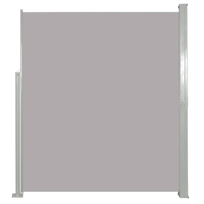 vidaXL Side Awning | Grey | Polyester, Powder-Coated Steel | 170 x 300 cm