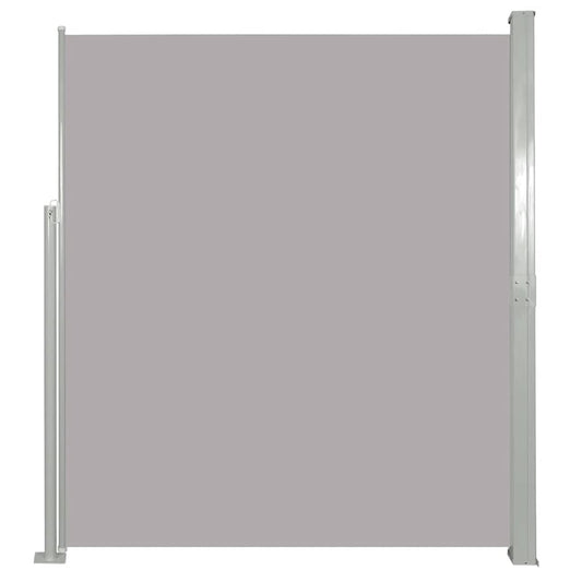 vidaXL Side Awning | Grey | Polyester, Powder-Coated Steel | 170 x 300 cm