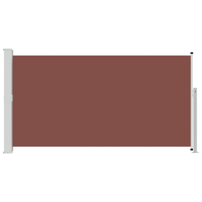 48369 vidaXL Patio Retractable Side Awning 170x300 cm Brown