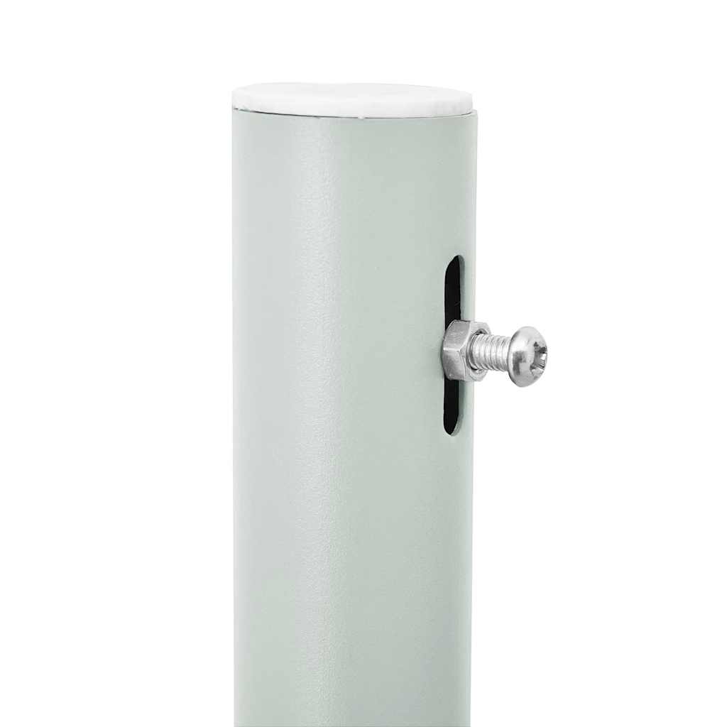 vidaXL Patio Retractable Side Awning 100x314 cm Cream