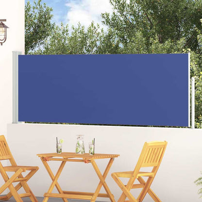 48372 vidaXL Patio Retractable Side Awning 100x300 cm Blue