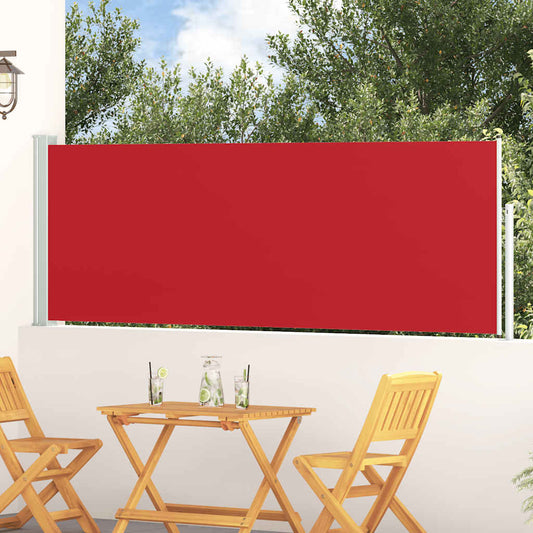 48373 vidaXL Patio Retractable Side Awning 100x300 cm Red
