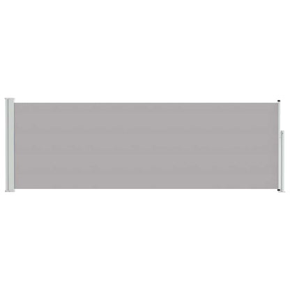 vidaXL Patio Retractable Side Awning 100x314 cm Grey