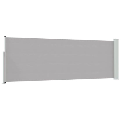 vidaXL Patio Retractable Side Awning 100x314 cm Grey
