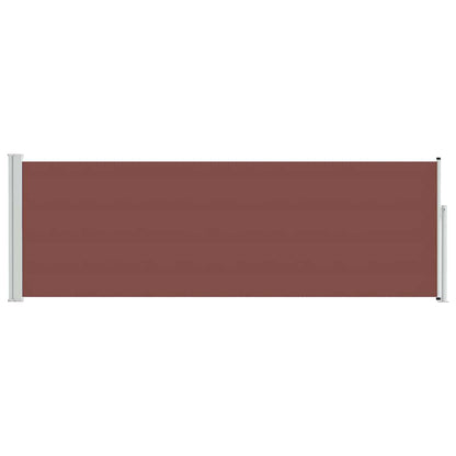 48375 vidaXL Patio Retractable Side Awning 100x300 cm Brown