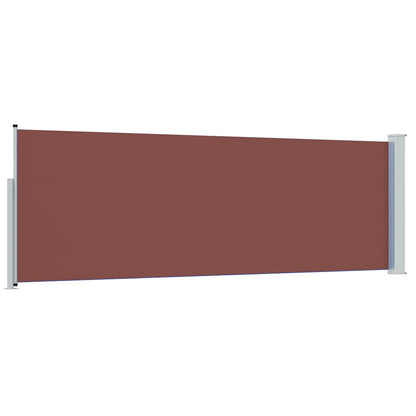 48375 vidaXL Patio Retractable Side Awning 100x300 cm Brown