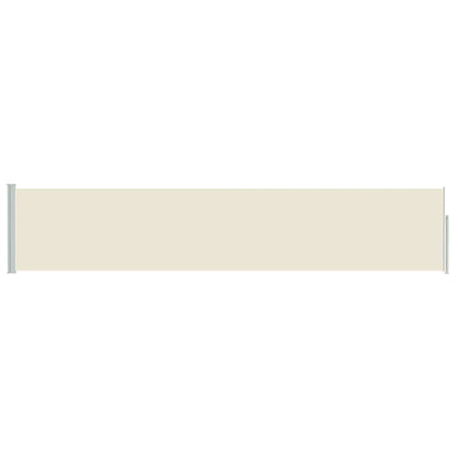 vidaXL Patio Retractable Side Awning 100x514 cm Cream