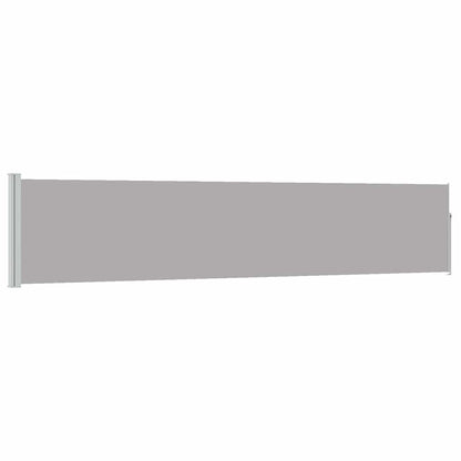 vidaXL Patio Retractable Side Awning 100x500 cm Grey