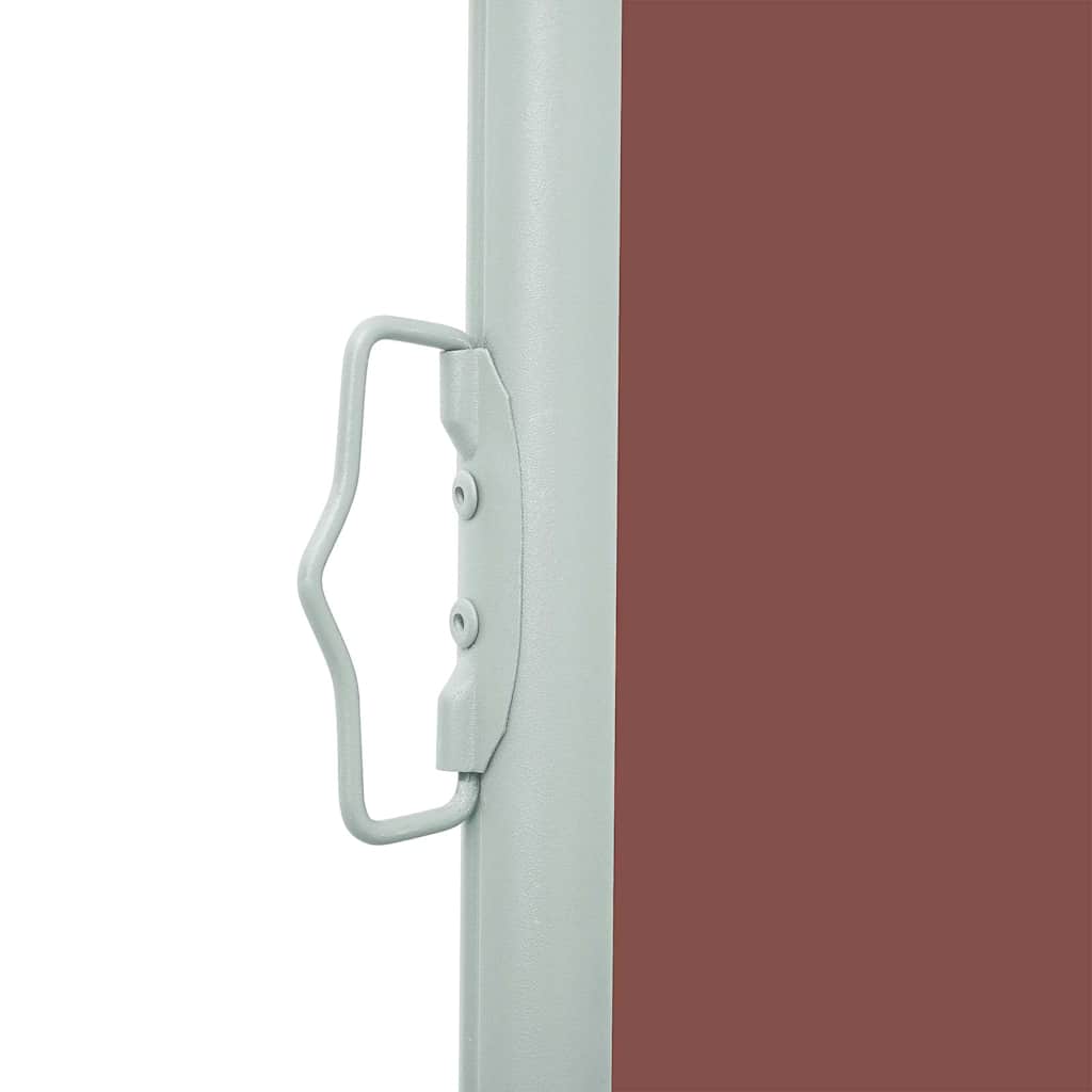 vidaXL Patio Retractable Side Awning 100x514 cm Brown
