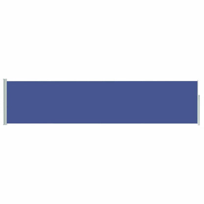 48390 vidaXL Patio Retractable Side Awning 120x500 cm Blue