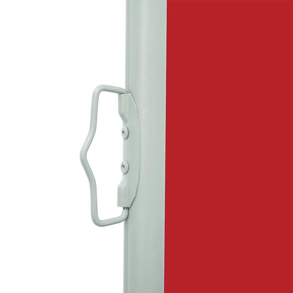 vidaXL Patio Retractable Side Awning 117x514 cm Red
