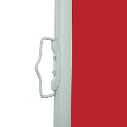 vidaXL Patio Retractable Side Awning 117x514 cm Red
