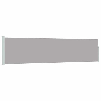 vidaXL Patio Retractable Side Awning 117x514 cm Grey