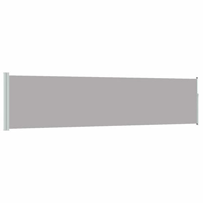 vidaXL Patio Retractable Side Awning 117x514 cm Grey