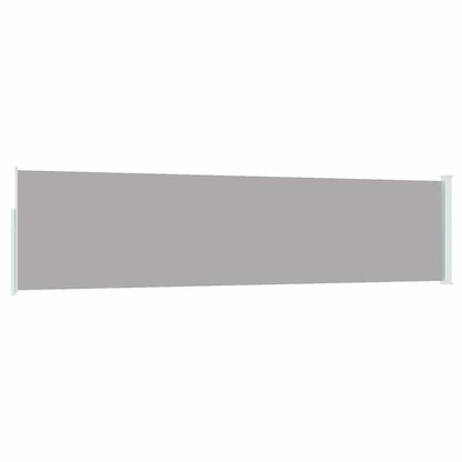 vidaXL Patio Retractable Side Awning 117x514 cm Grey