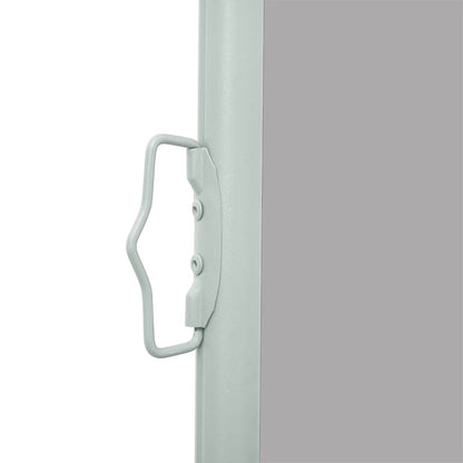 vidaXL Patio Retractable Side Awning 117x514 cm Grey