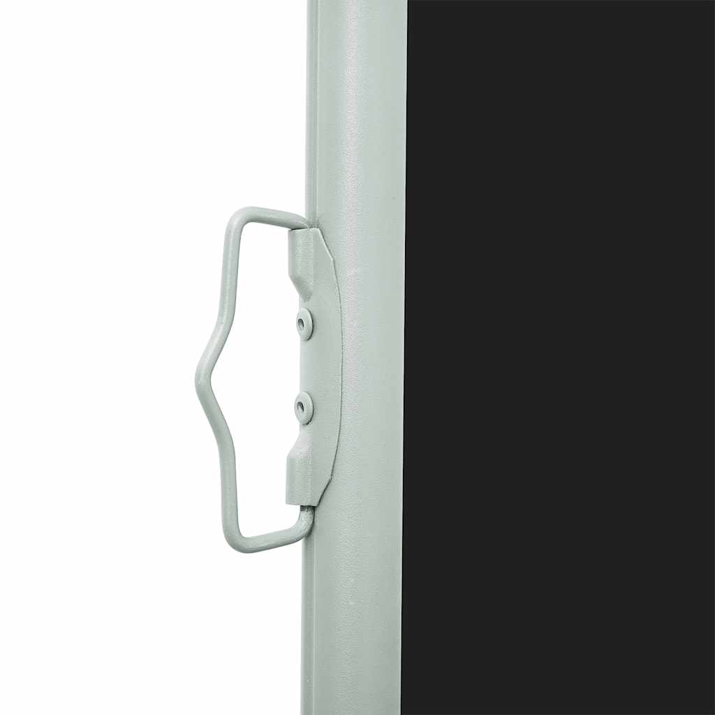 vidaXL Patio Retractable Side Awning 140x500 cm Black