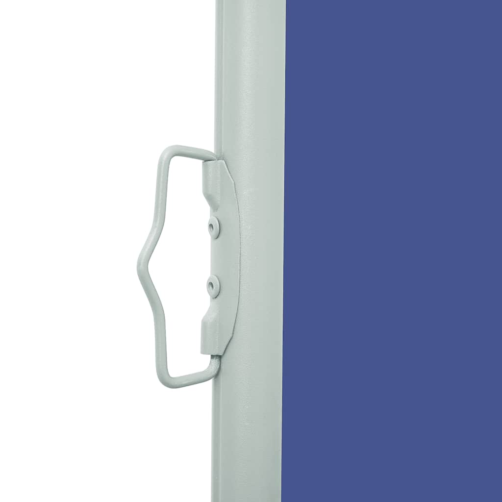vidaXL Side Awning | Blue | Polyester fabric | 140x500 cm |  Retractable