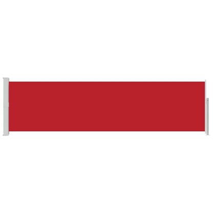 48397 vidaXL Patio Retractable Side Awning 140x500 cm Red