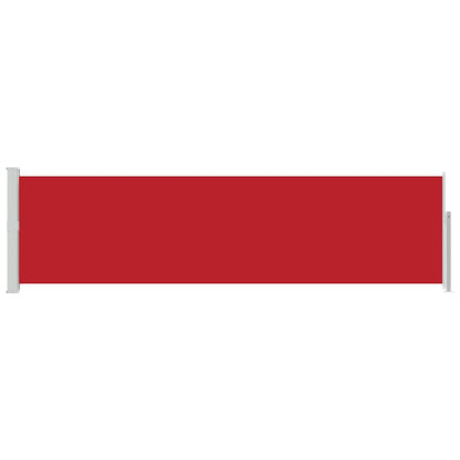 48397 vidaXL Patio Retractable Side Awning 140x500 cm Red