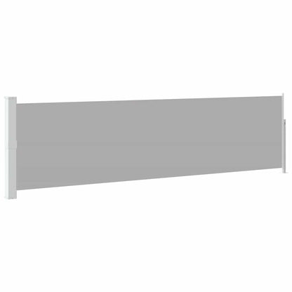 vidaXL Patio Retractable Side Awning 140x514 cm Grey