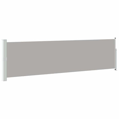 vidaXL Patio Retractable Side Awning 140x514 cm Grey