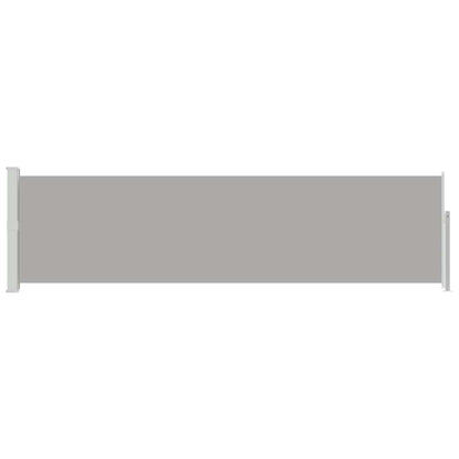 vidaXL Patio Retractable Side Awning 140x514 cm Grey
