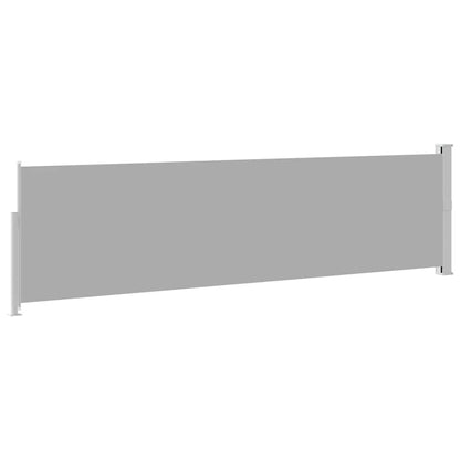 vidaXL Patio Retractable Side Awning 140x514 cm Grey