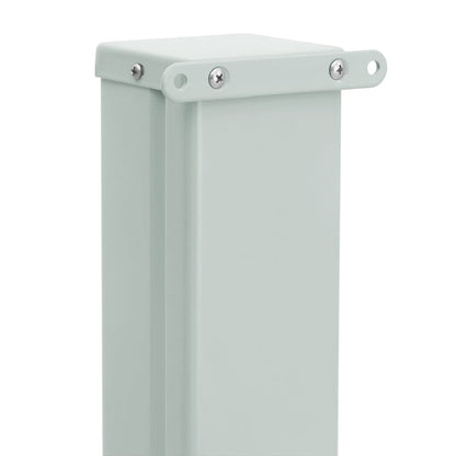 vidaXL Patio Retractable Side Awning 140x514 cm Grey